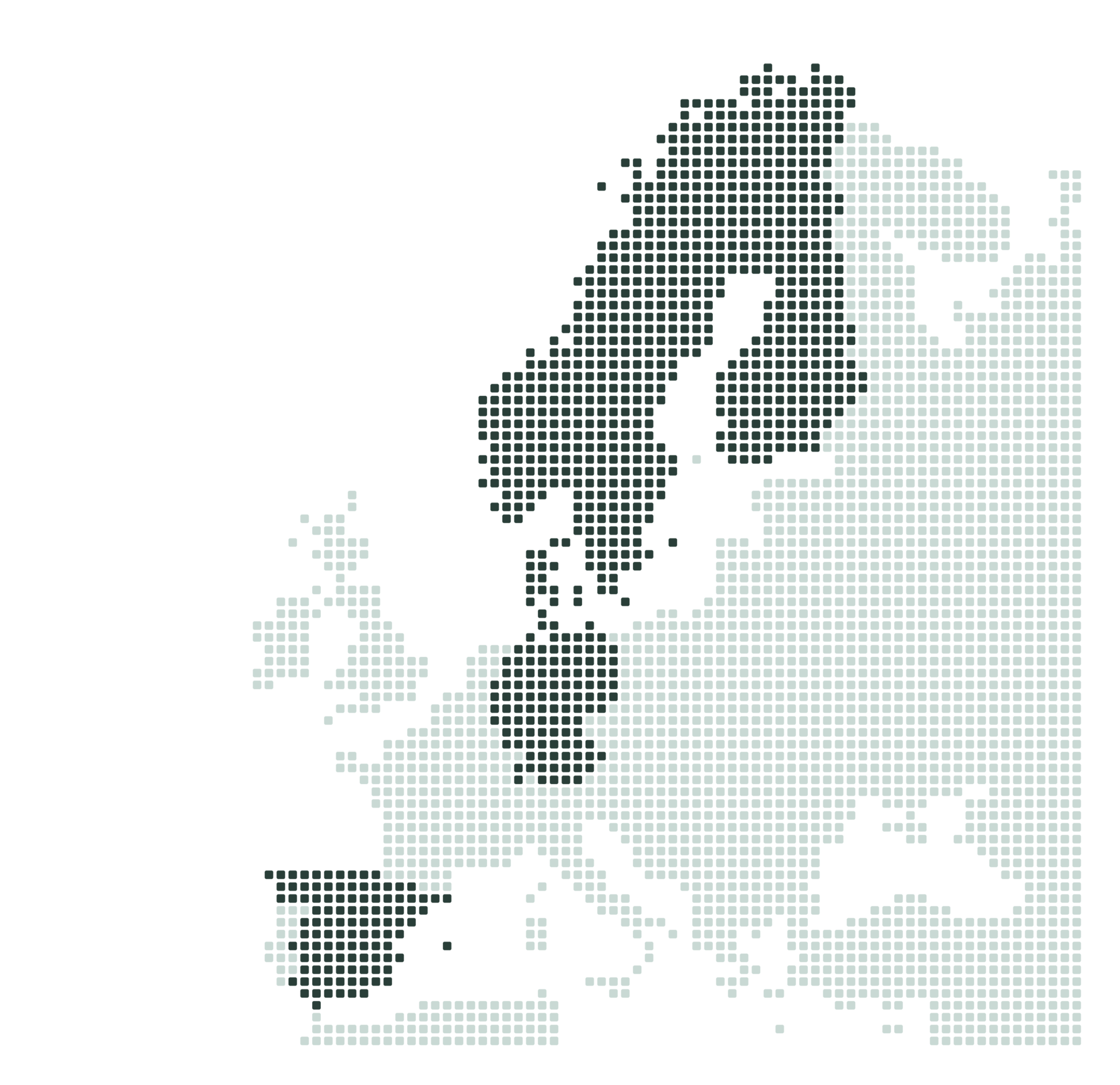Europe Dot Matrix Map